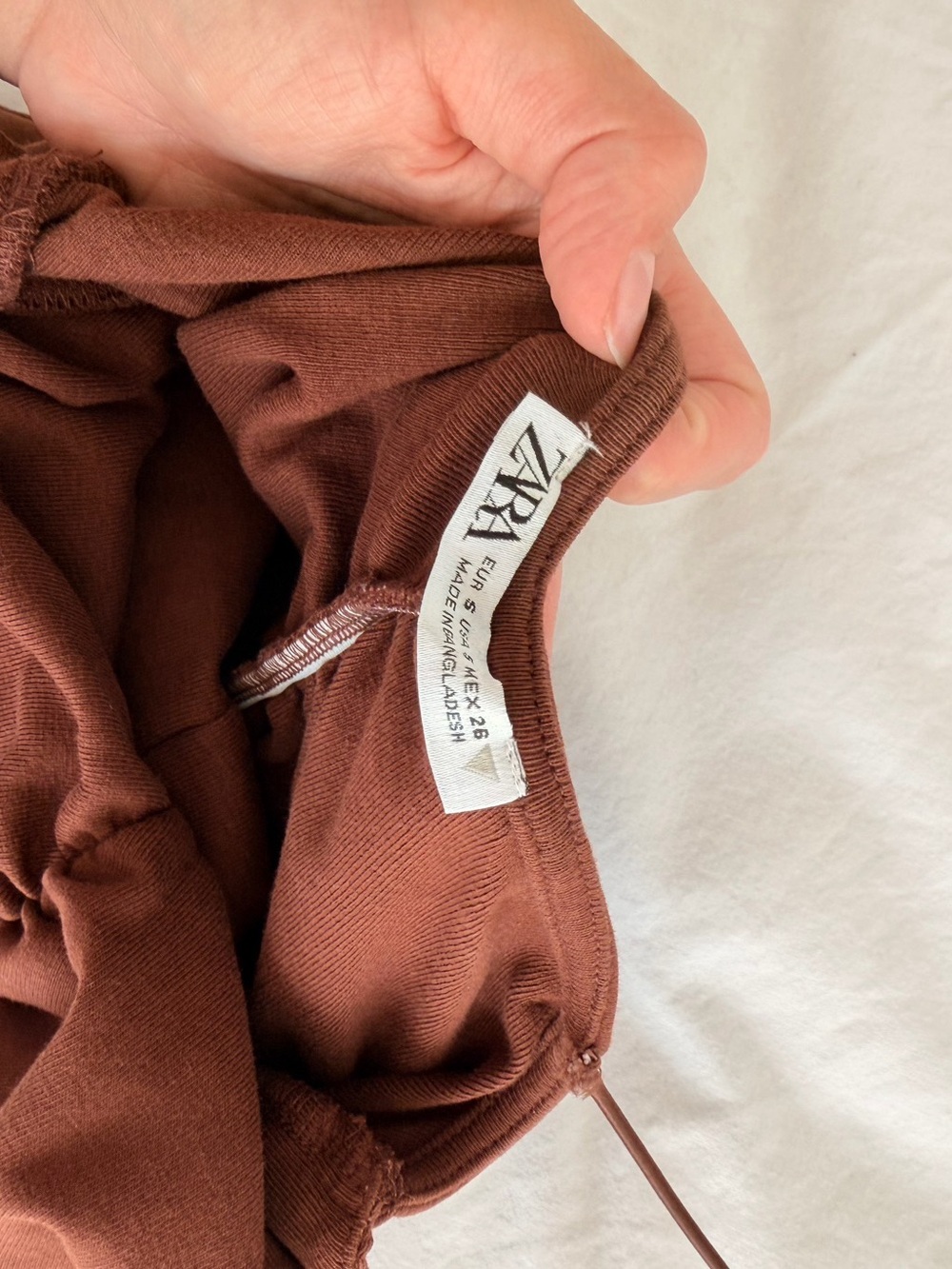 ZARA Ruched Crop Top - Picture 3 of 3